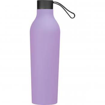 Gummierte Trinkflasche / 750ml / Farbe: lila