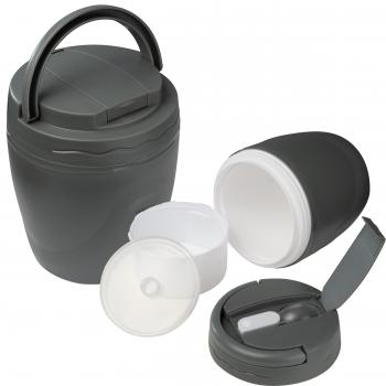 Henkelmann / Brotdose / Lunchbox / Farbe: grau