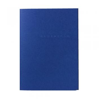 Herlitz Bewerbungsmappe / mit Prägung "Bewerbung" / Farbe: blau