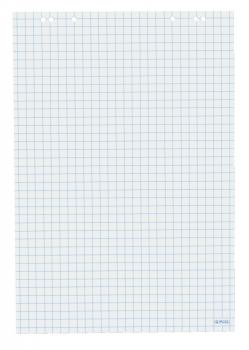 Herlitz Flipchartblock / Größe: 68x99cm / 20 Blatt / kariert