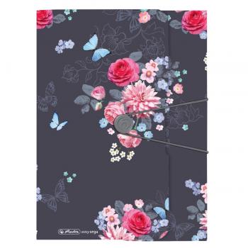 Herlitz Gummizugmappe / A4 / Motiv "LadyLike Flowers"