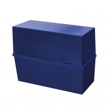 Herlitz Karteikasten / Lernbox / DIN A5 / Farbe: blau