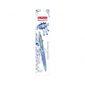 Herlitz Kugelschreiber my.pen / Farbe: hellblau/dunkelblau