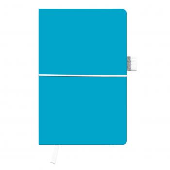 Herlitz Notizbuch / DIN A5 / 96 Blatt / liniert / mit Leinenbezug / Farbe: blau