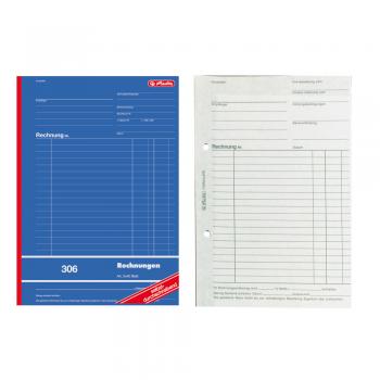 Herlitz Rechnungsbuch 306 / A4 / 2x 40 Blatt / selbstdurchschreibend