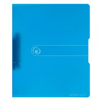 Herlitz Ringbuch / DIN A4 / 16mm Füllhöhe / aus PP / Farbe: transluzent blau