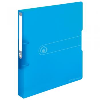 Herlitz Ringbuch / DIN A4 / 25mm Füllhöhe / aus PP / Farbe: transluzent blau