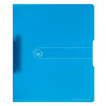 Herlitz Ringbuch / DIN A4 / 25mm Füllhöhe / aus PP / Farbe: transluzent blau