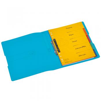 Herlitz Ringbuch / DIN A4 / 25mm Füllhöhe / aus PP / Farbe: transluzent blau