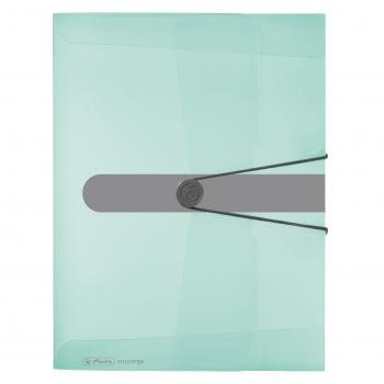 Herlitz Sammelbox / Heftbox / DIN A4 / Farbe: transparent minze