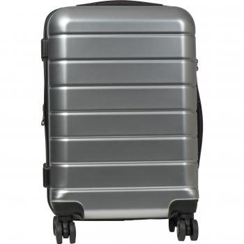 Hochwertiger Handgepäcktrolley / Reisekoffer / Farbe: silber