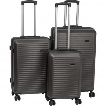 Kofferset / bestehend aus 3 Hartschalen-Reisekoffern in verschiedenen Größen