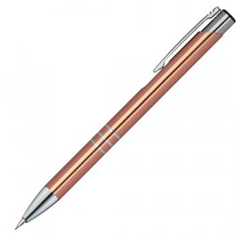 Metall Schreibset / Touchpen Kugelschreiber + Druckbleistift / Farbe: roségold