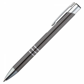 Metall Schreibset / Touchpen Kugelschreiber + Kugelschreiber / Farbe: anthrazit