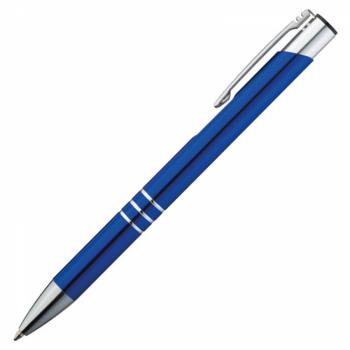 Metall Schreibset / Touchpen Kugelschreiber + Kugelschreiber / Farbe: blau