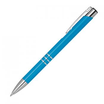 Metall Schreibset / Touchpen Kugelschreiber + Kugelschreiber / Farbe: hellblau