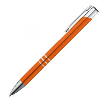 Metall Schreibset / Touchpen Kugelschreiber + Kugelschreiber / Farbe: orange