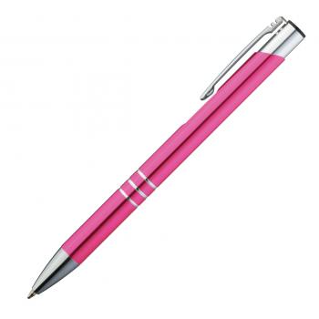 Metall Schreibset / Touchpen Kugelschreiber + Kugelschreiber / Farbe: pink