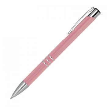 Metall Schreibset / Touchpen Kugelschreiber + Kugelschreiber / Farbe: rosé