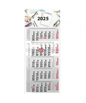 Monatskalender 2025 / 5-Monatskalender / Bürokalender / Wandkalender