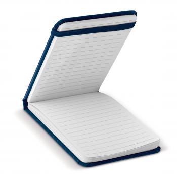 Reporter Notizbuch / DIN A6 / 160 S. / liniert / PU Hardcover / Farbe: blau