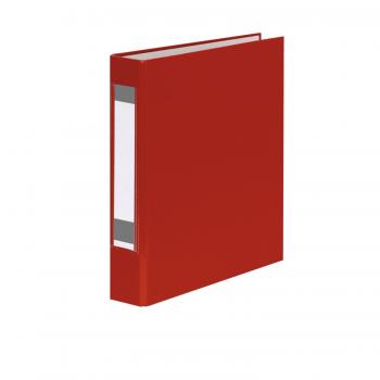 Ringbuch mit Rückenschild / DIN A5 / 2-Ringmechanik / Farbe: rot