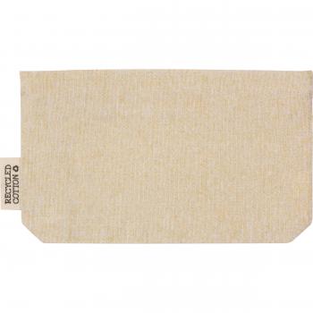 Tasche aus Baumwolle / Kosmetiketui / Faulenzer / Farbe: beige