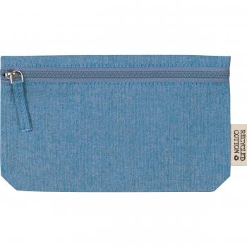 Tasche aus Baumwolle / Kosmetiketui / Faulenzer / Farbe: blau