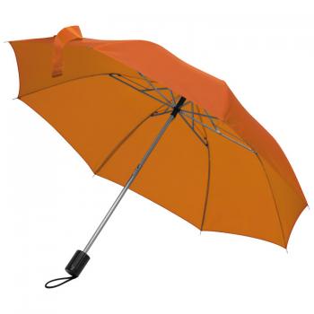 Taschen-Regenschirm / mit Schutzhülle / Farbe: orange