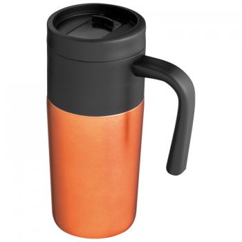 Thermobecher / Isolierbecher / Trinkbecher / Füllmenge: 0,35l / Farbe: orange