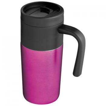 Thermobecher / Isolierbecher / Trinkbecher / Füllmenge: 0,35l / Farbe: pink