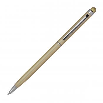 Touchpen Kugelschreiber mit Namensgravur - schlankes design - Farbe: gold