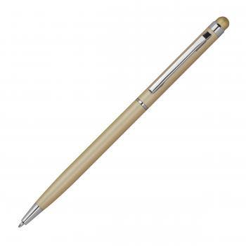 Touchpen Kugelschreiber mit Namensgravur - schlankes design - Farbe: gold