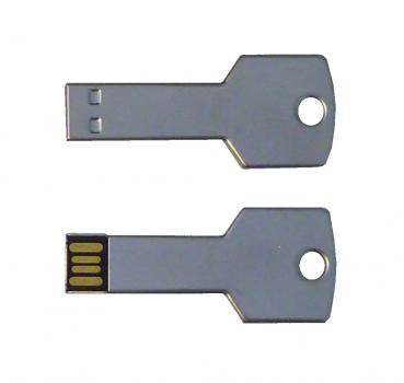 USB-Stick "Key" / 4GB / aus Edelstahl / Farbe: silber