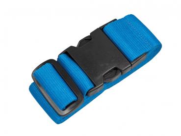 Verstellbares Kofferband / Koffergurt / aus Nylon / Farbe: blau