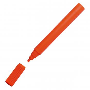 XXL Textmarker / Größe: ø 2,2 x 22,6 cm / Farbe: orange