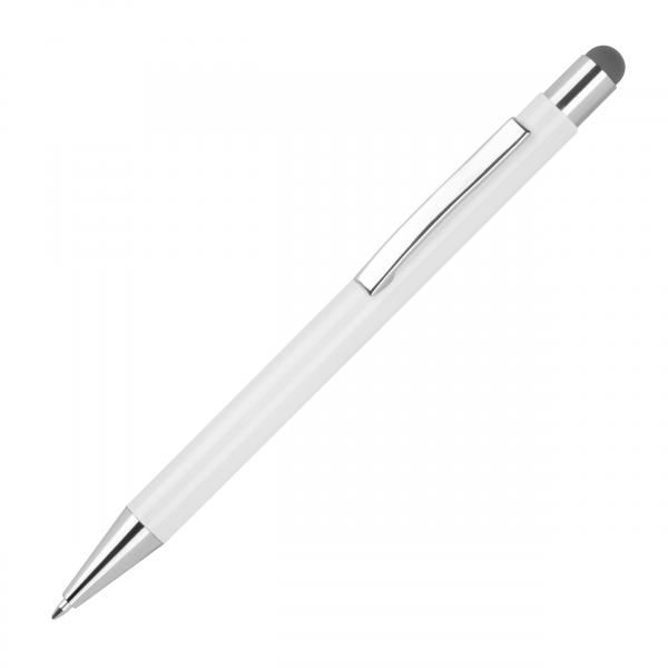 10 Touchpen Kugelschreiber / aus Metall / Stylusfarbe: anthrazit