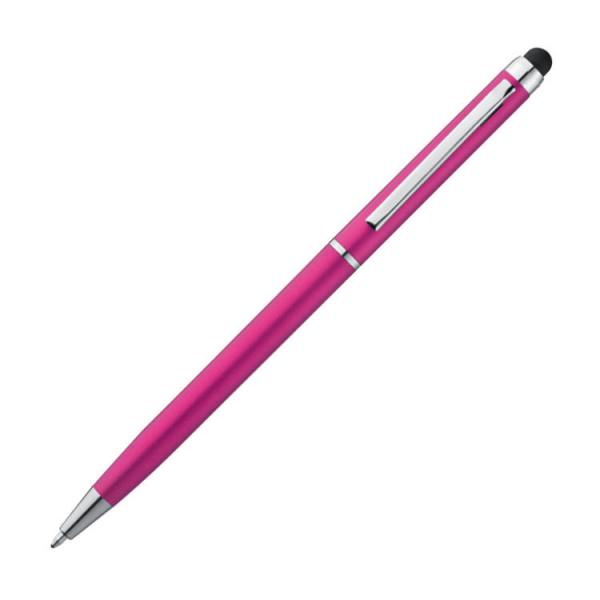 10 Touchpen Kugelschreiber / Farbe: je 2x pink, orange, lila, hellblau,apfelgrün