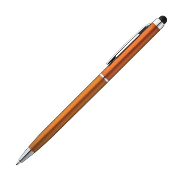 10 Touchpen Kugelschreiber / Farbe: orange