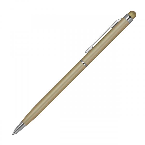 10 Touchpen Kugelschreiber / schlankes design / Farbe: gold