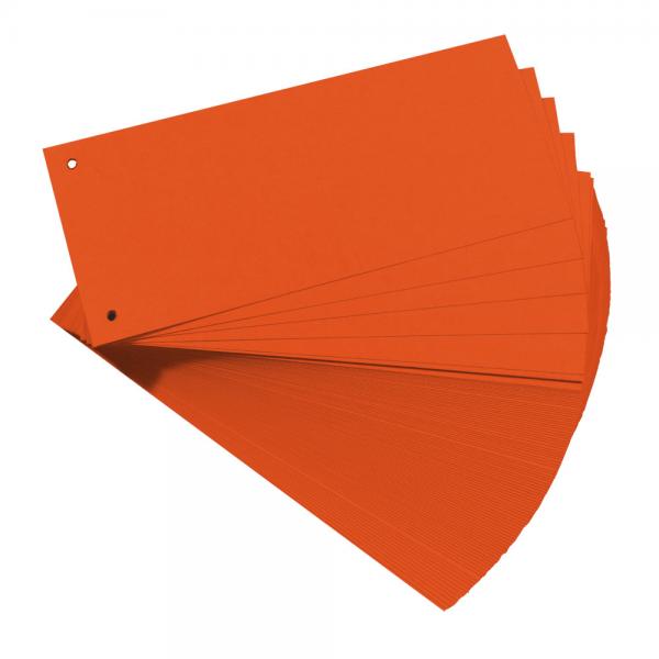 100 Herlitz Trennstreifen / 180g / Farbe: orange