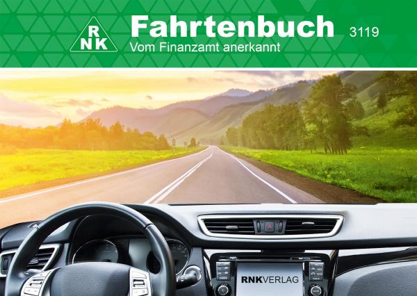 2x Fahrtenbuch / A6 quer / 40 Blatt + Parkscheibe