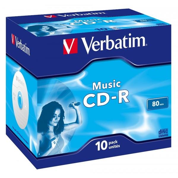 30 (3x 10) Verbatim CD-R Audio Rohlinge 52X 80min 700MB Jewelcase