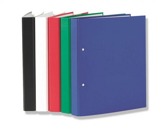 4 Ringbücher DIN A5 Ringbuch 2-Ring Ordner 1x rot blau schwarz weiß