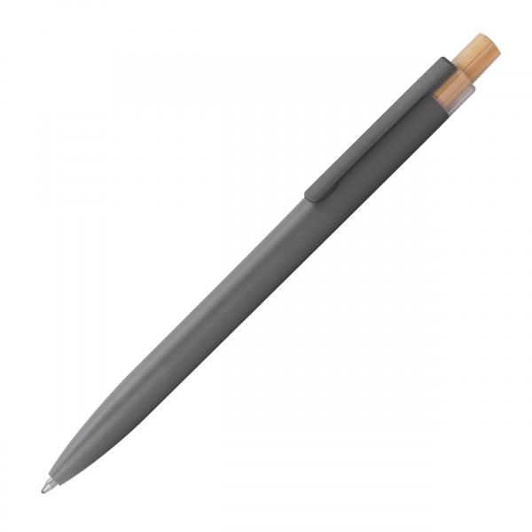 5 Kugelschreiber aus recyceltem Aluminium mit Gravur / Farbe: anthrazit