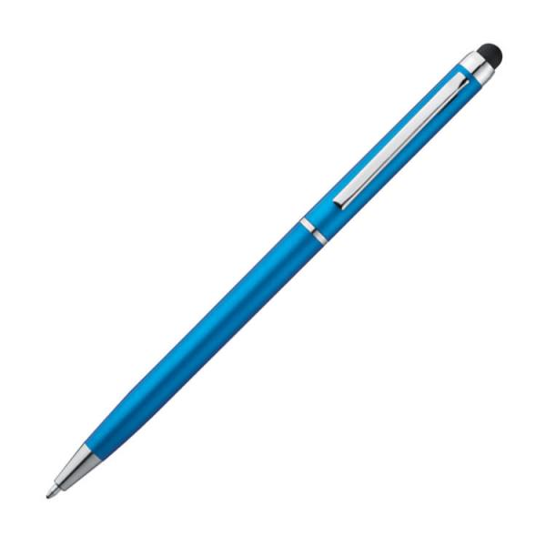 5 Touchpen Kugelschreiber / Farbe: hellblau