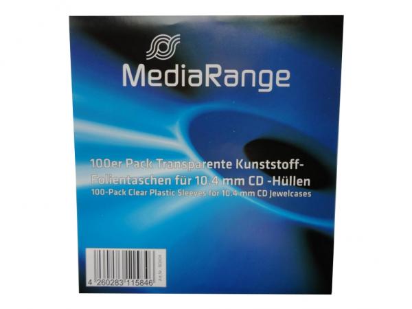 500 (5x 100) CD Hüllen für 10.4mm CD Jewelcases / Folienhüllen / Sleeves