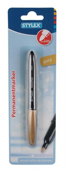 5x Permanentmarker / Farbe: silber