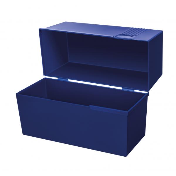 Herlitz Karteikasten / Lernbox / DIN A5 / Farbe: blau