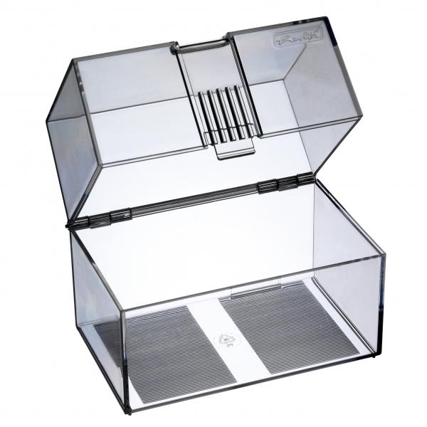 Herlitz Karteikasten / Lernbox / DIN A7 / transparent